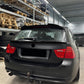 V Style Gloss Black Mid Spoiler for BMW E91 Estate 3 Series 05-13 - Carbon Factory