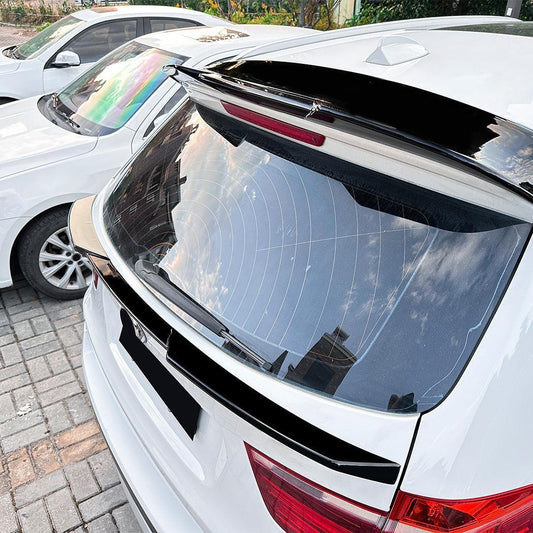 V Style Gloss Black Mid Spoiler for BMW F25 X3 11-17 - Carbon Factory