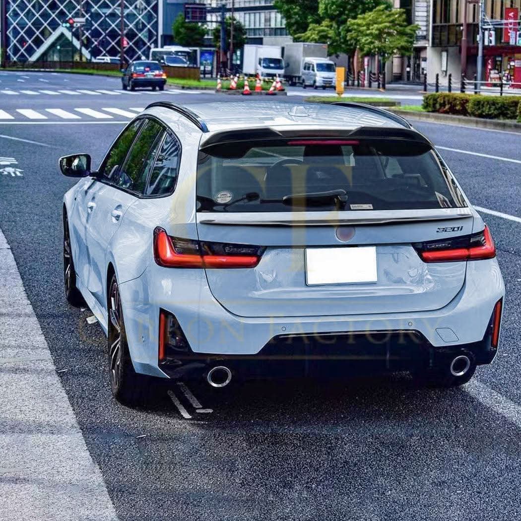 V Style Gloss Black Mid Spoiler for BMW G21 3 Series G81 M3 19-Present - Carbon Factory