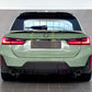 V Style Gloss Black Mid Spoiler for BMW G21 3 Series G81 M3 19-Present - Carbon Factory