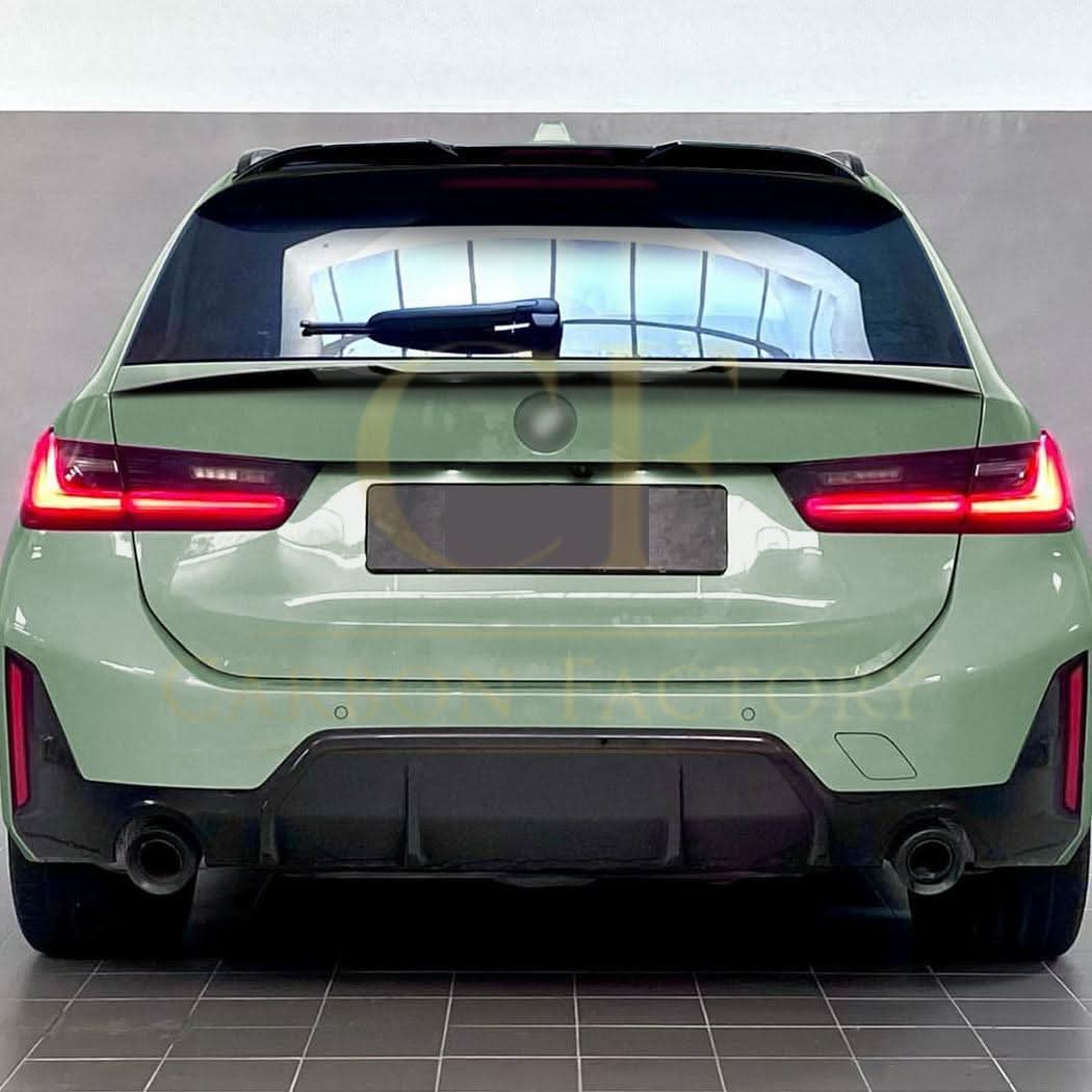 V Style Gloss Black Mid Spoiler for BMW G21 3 Series G81 M3 19-Present - Carbon Factory