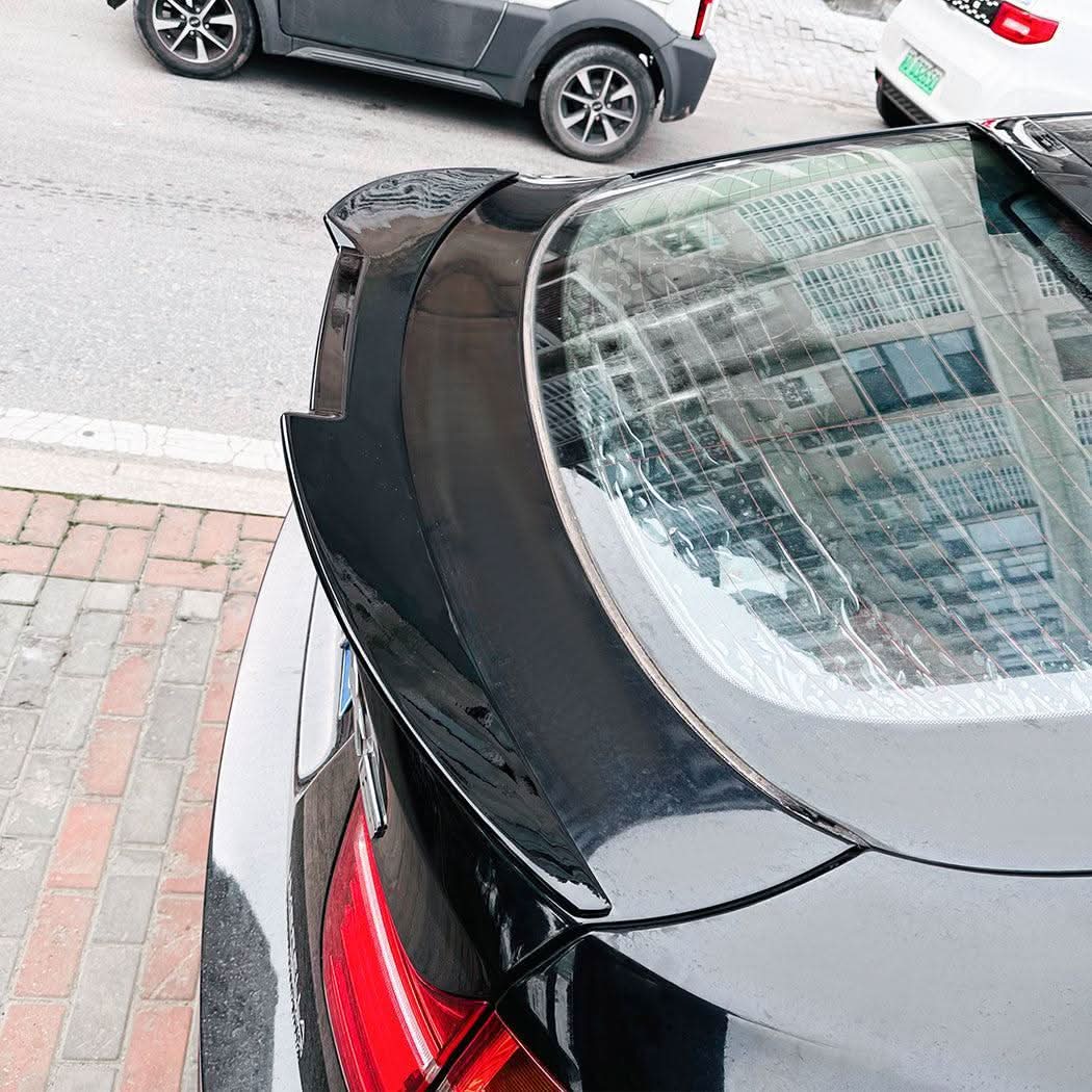 V Style Gloss Black Mid Spoilers for BMW E71 X6 08-14 - Carbon Factory