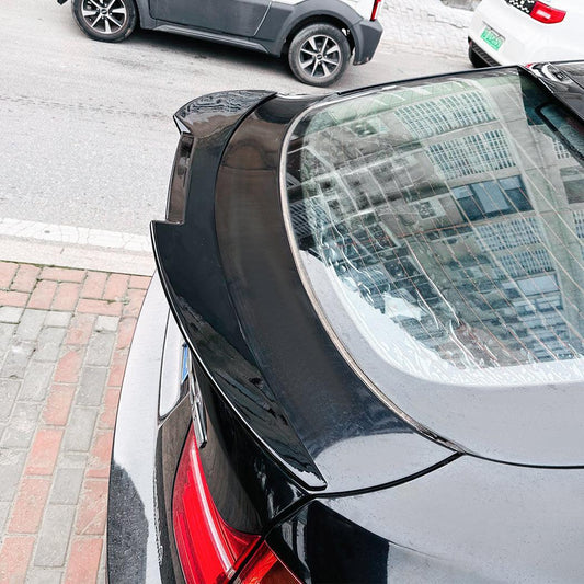 V Style Gloss Black Mid Spoilers for BMW E71 X6 08-14 - Carbon Factory