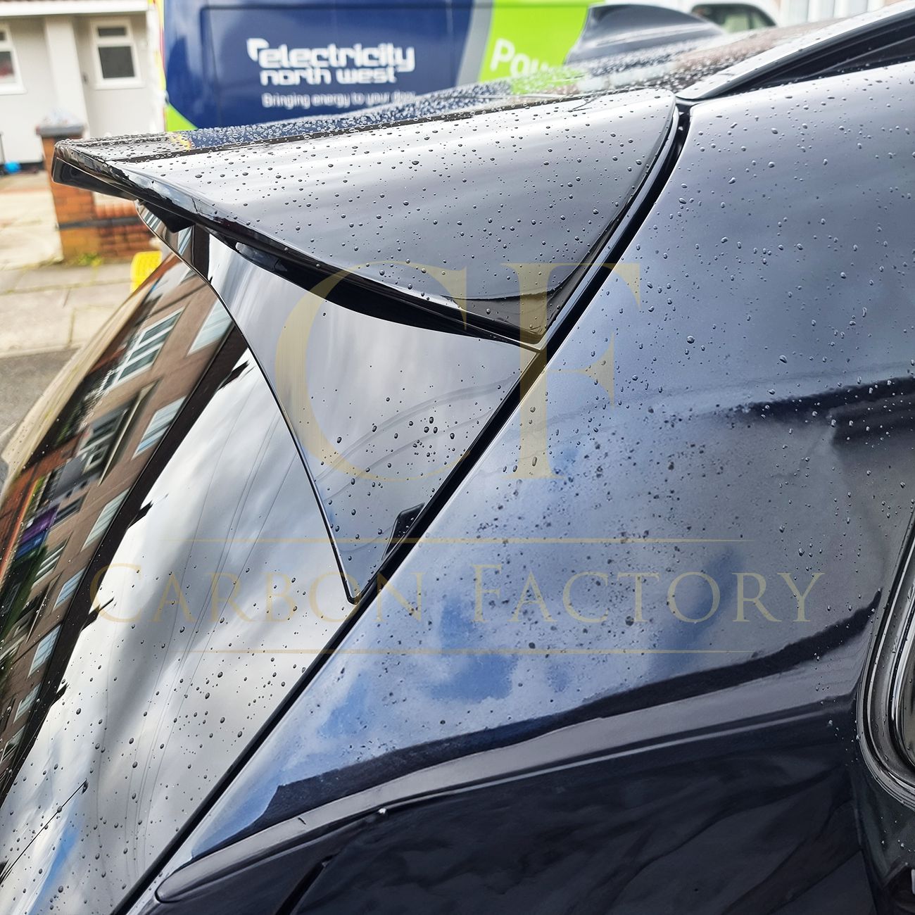 V Style Gloss Black Roof Spoiler for BMW G01 X3 18-24 - Carbon Factory