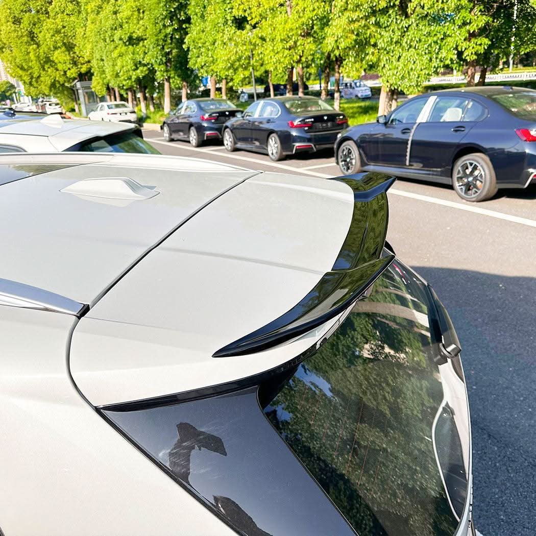 V Style Gloss Black Roof Spoiler for BMW U11 X1 2023-Present - Carbon Factory