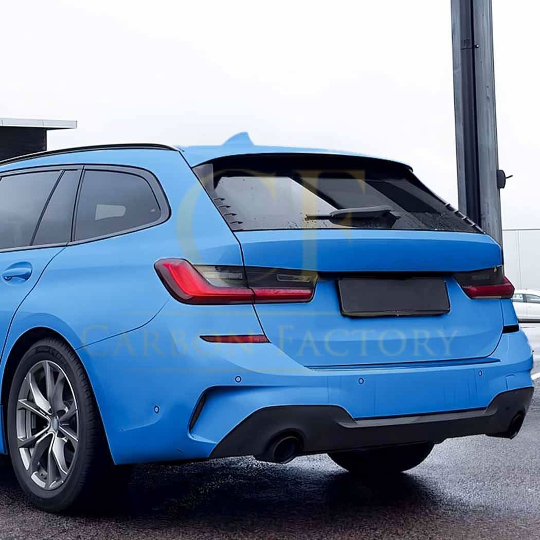 V Style Gloss Black Side Spoiler for BMW G21 3 Series G81 M3 19-Present - Carbon Factory