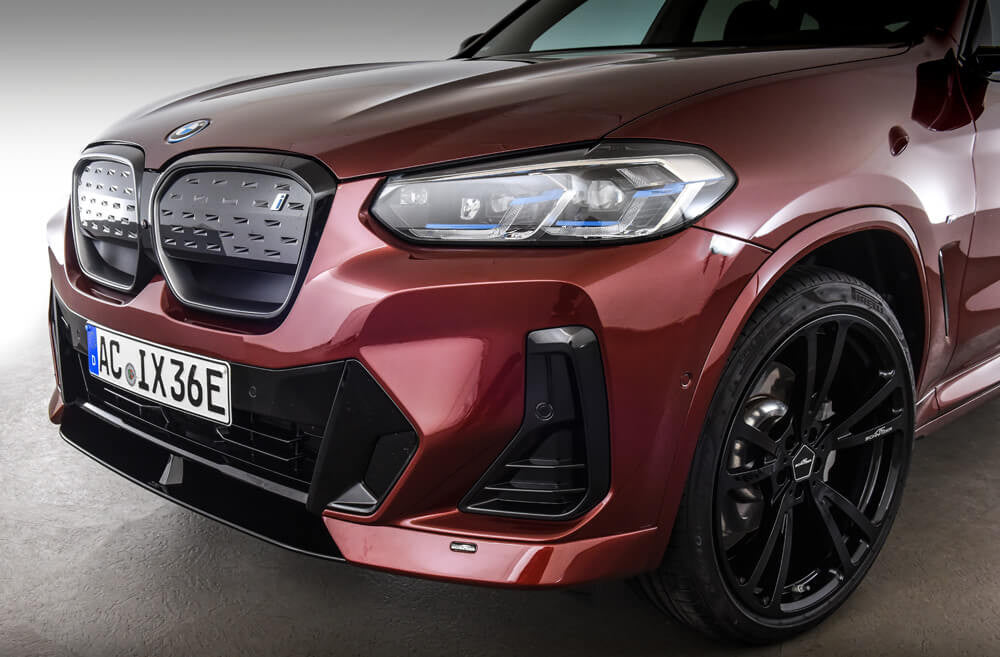 AC Schnitzer front spoiler elements for BMW iX3 G08 with M aerodynamic package (5111301320)