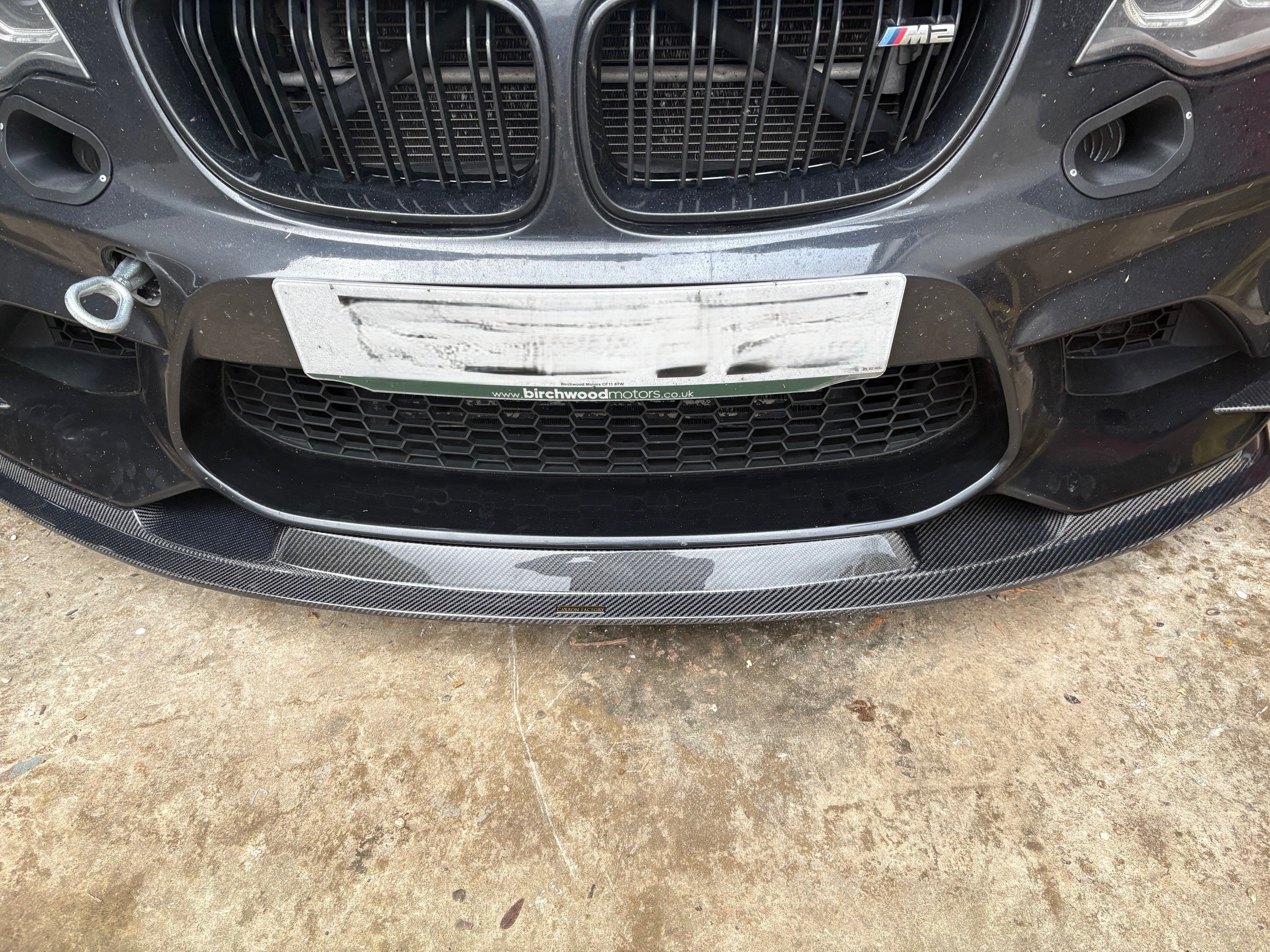 MTC Style Carbon Fibre Front Splitter for BMW F87 M2 OG 16-18 - Carbon Factory