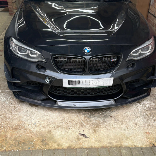 MTC Style Carbon Fibre Front Splitter for BMW F87 M2 OG 16-18