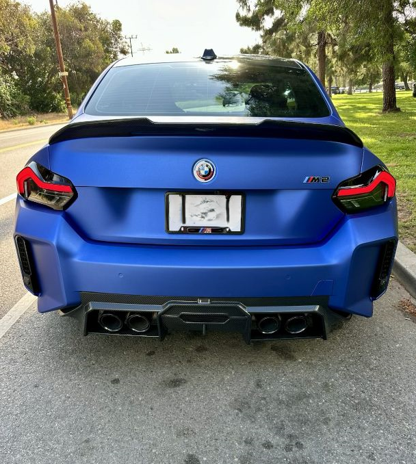 V Style Pre-Preg Carbon Fibre Diffuser for BMW G87 M2 23-Present