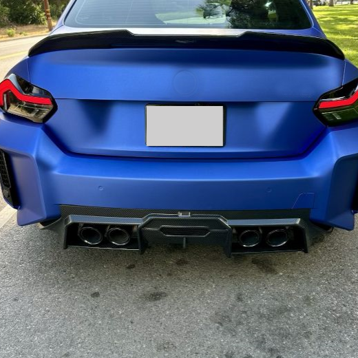 V Style Pre-Preg Carbon Fibre Diffuser for BMW G87 M2 23-Present