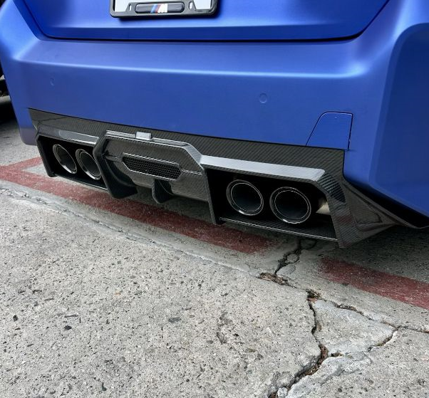 V Style Pre-Preg Carbon Fibre Diffuser for BMW G87 M2 23-Present
