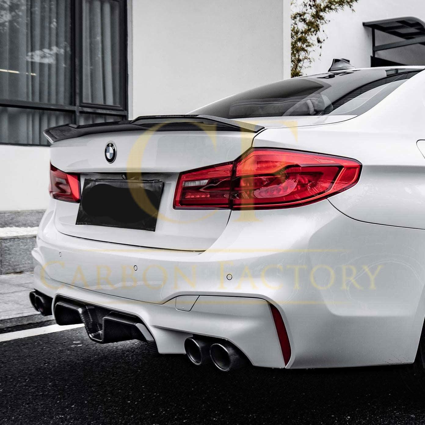 CS Style Pre-Preg Carbon Fibre Rear Diffuser for BMW F90 M5 17-24 - Carbon Factory