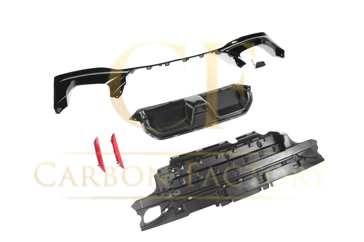 CS Style Pre-Preg Carbon Fibre Rear Diffuser for BMW G30 5 Series 17-23 - Carbon Factory