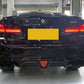 CS Style with LED Pre-Preg Carbon Fibre Rear Diffuser for BMW F90 M5 17-24 - Carbon Factory