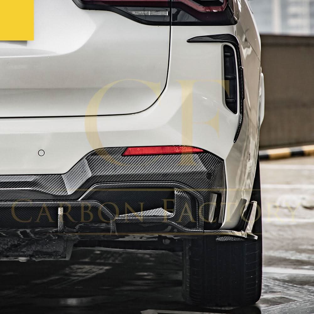 DS Style Pre-Preg Carbon Fibre Rear Diffuser for BMW G01 X3 G08 IX3 LCI 22-25 - Carbon Factory