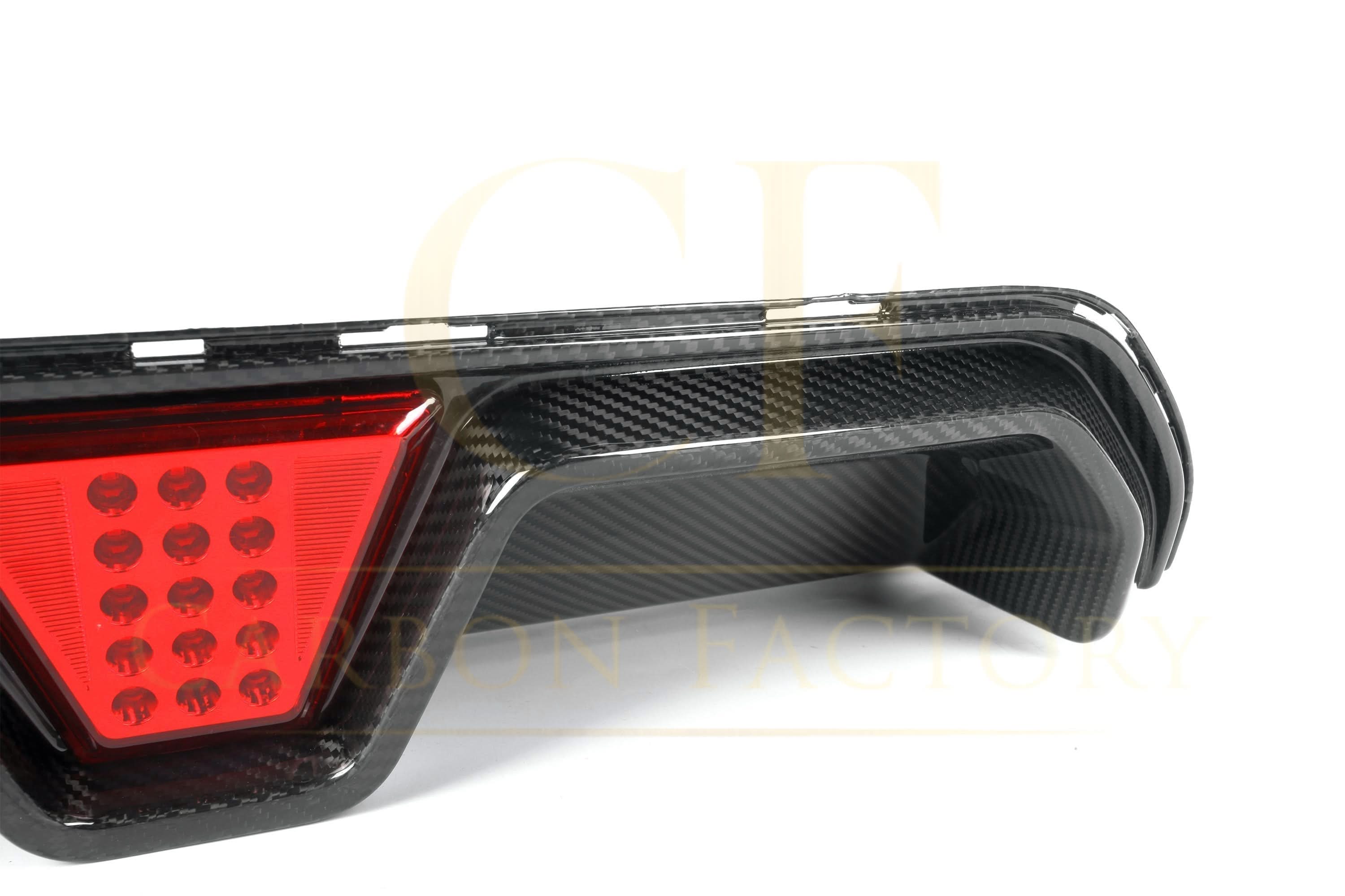 LED Style Carbon Fibre Rear Diffuser for BMW F90 M5 21-Present - Carbon Factory