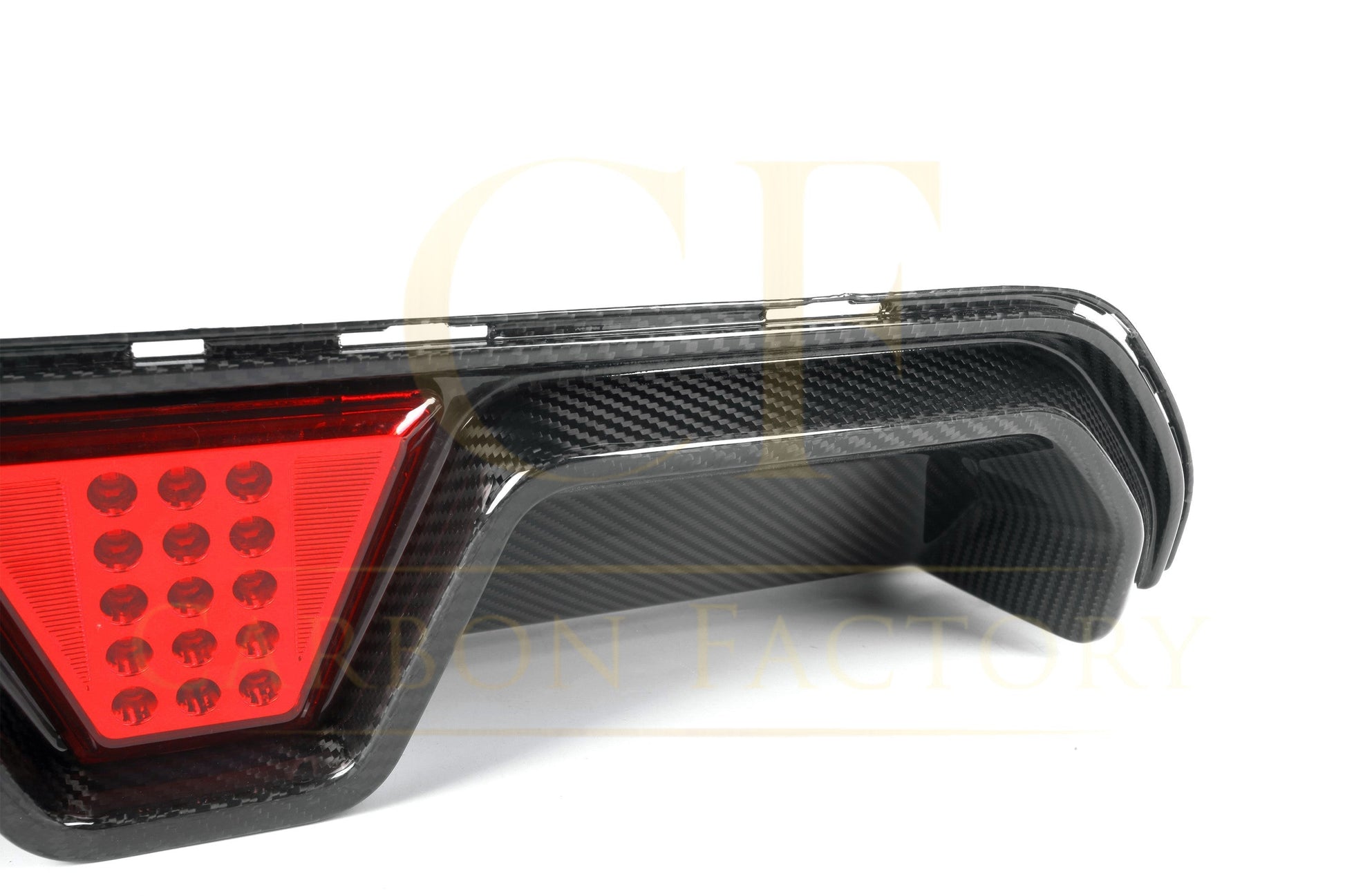 LED Style Carbon Fibre Rear Diffuser for BMW F90 M5 21-Present - Carbon Factory