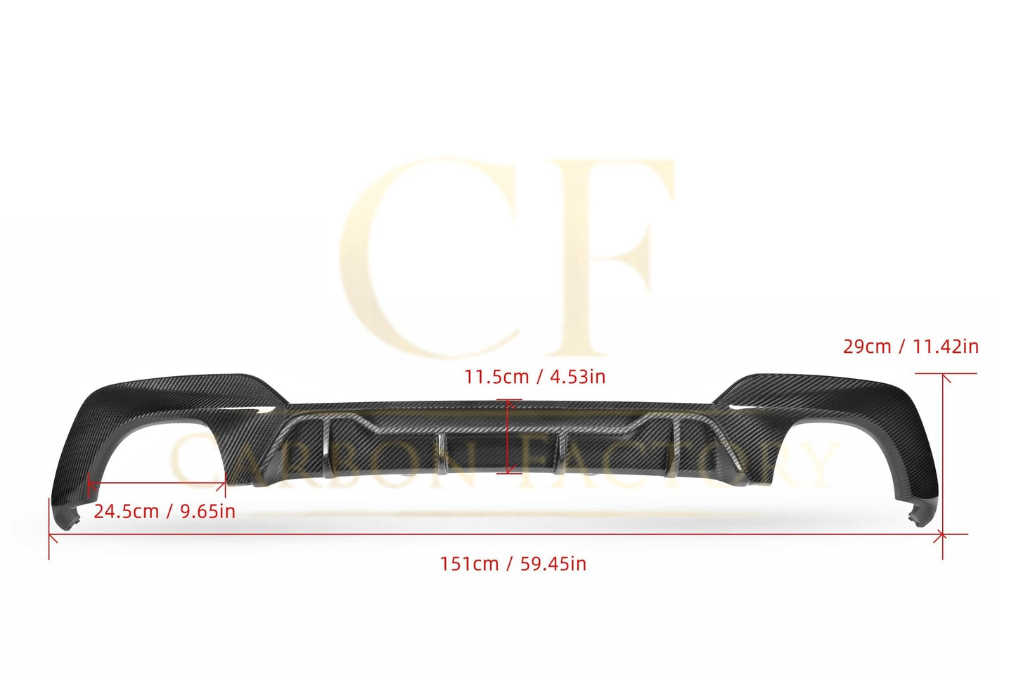 MP Style Pre-Preg Carbon Fibre Rear Diffuser for BMW 3 Series G20 G21 Pre-LCI M Sport 19-22 - Carbon Factory