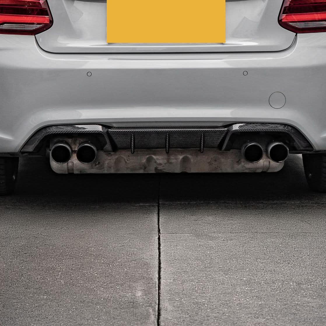 MP Style Pre-Preg Carbon Fibre Rear Diffuser for BMW F87 F87C M2 16-21 - Carbon Factory