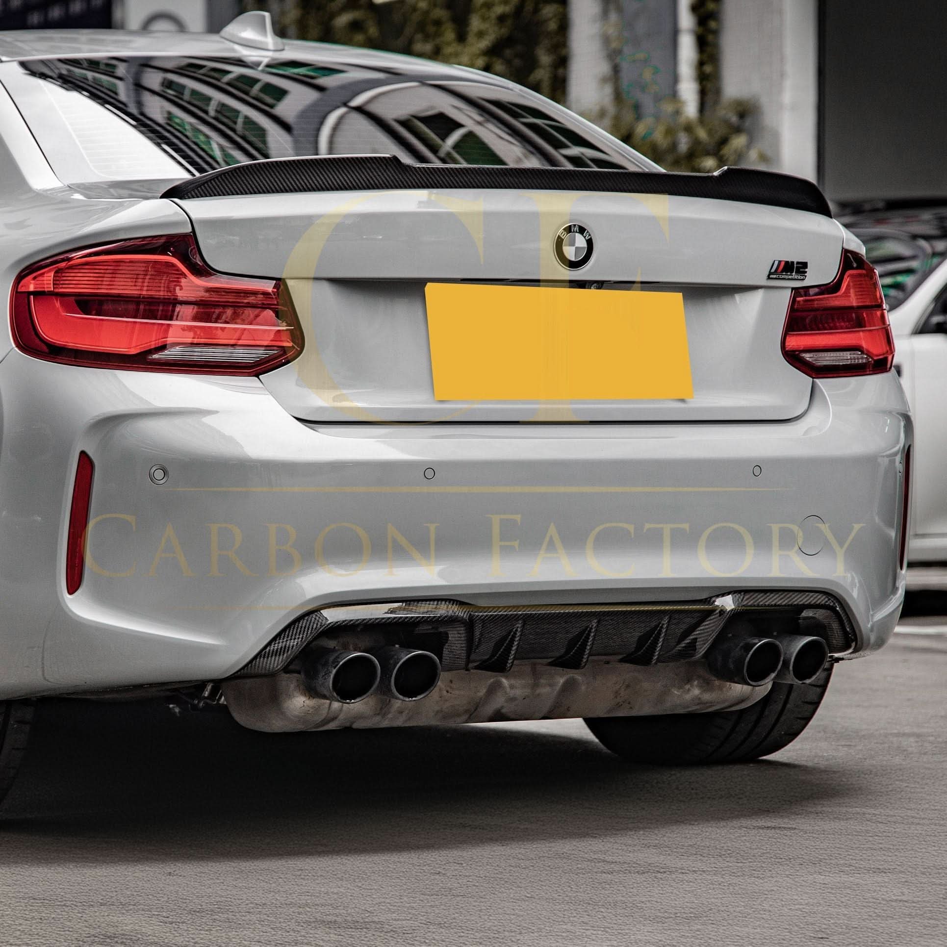 MP Style Pre-Preg Carbon Fibre Rear Diffuser for BMW F87 F87C M2 16-21 - Carbon Factory