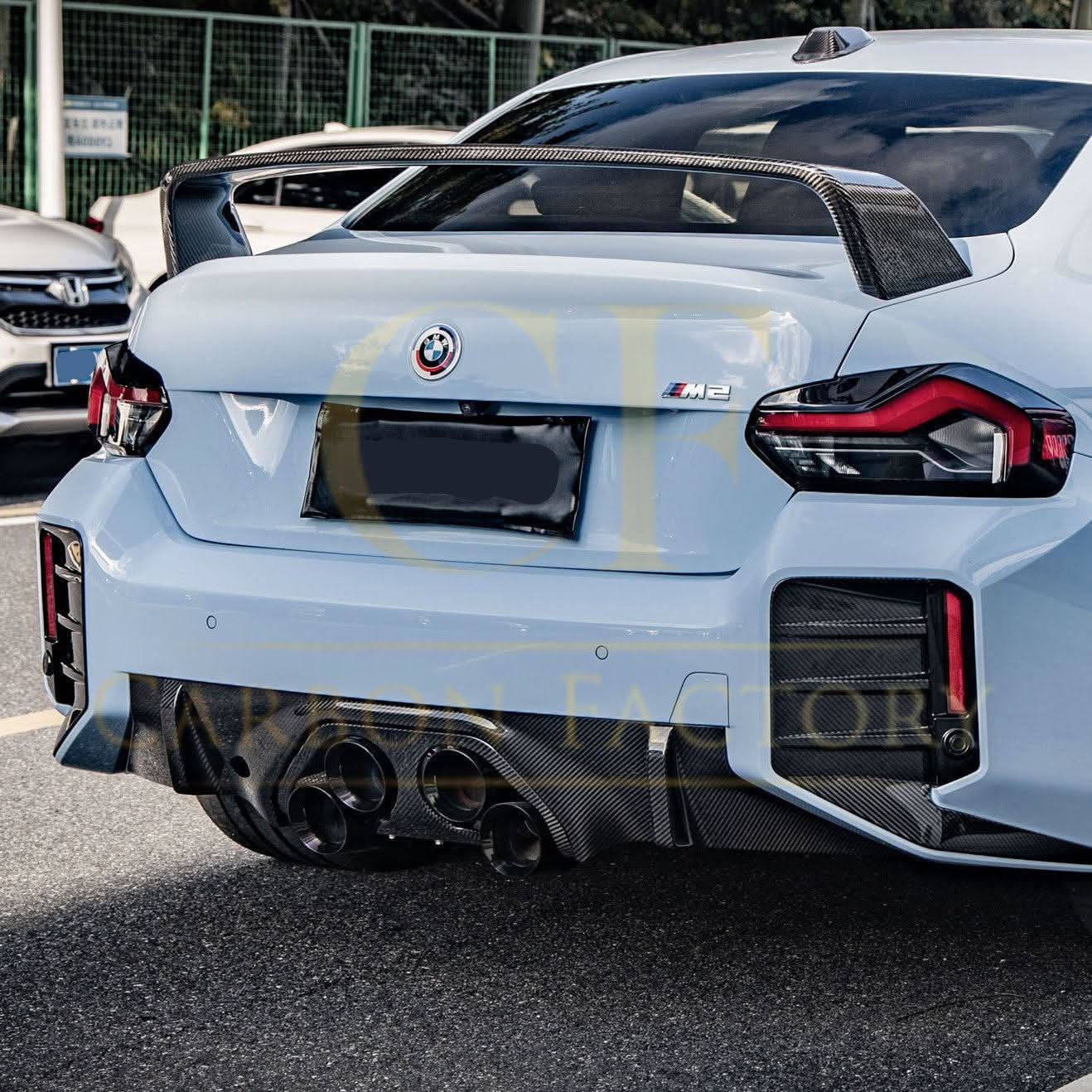 MP Style Pre-Preg Carbon Fibre Rear Diffuser Outer for BMW G87 M2 23-Present - Carbon Factory