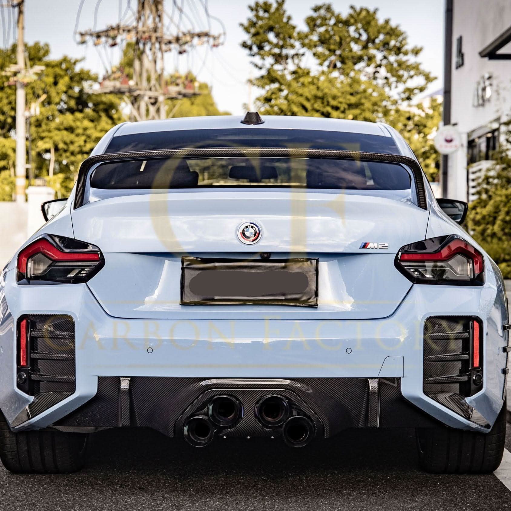 MP Style Pre-Preg Carbon Fibre Rear Diffuser Outer for BMW G87 M2 23-Present - Carbon Factory