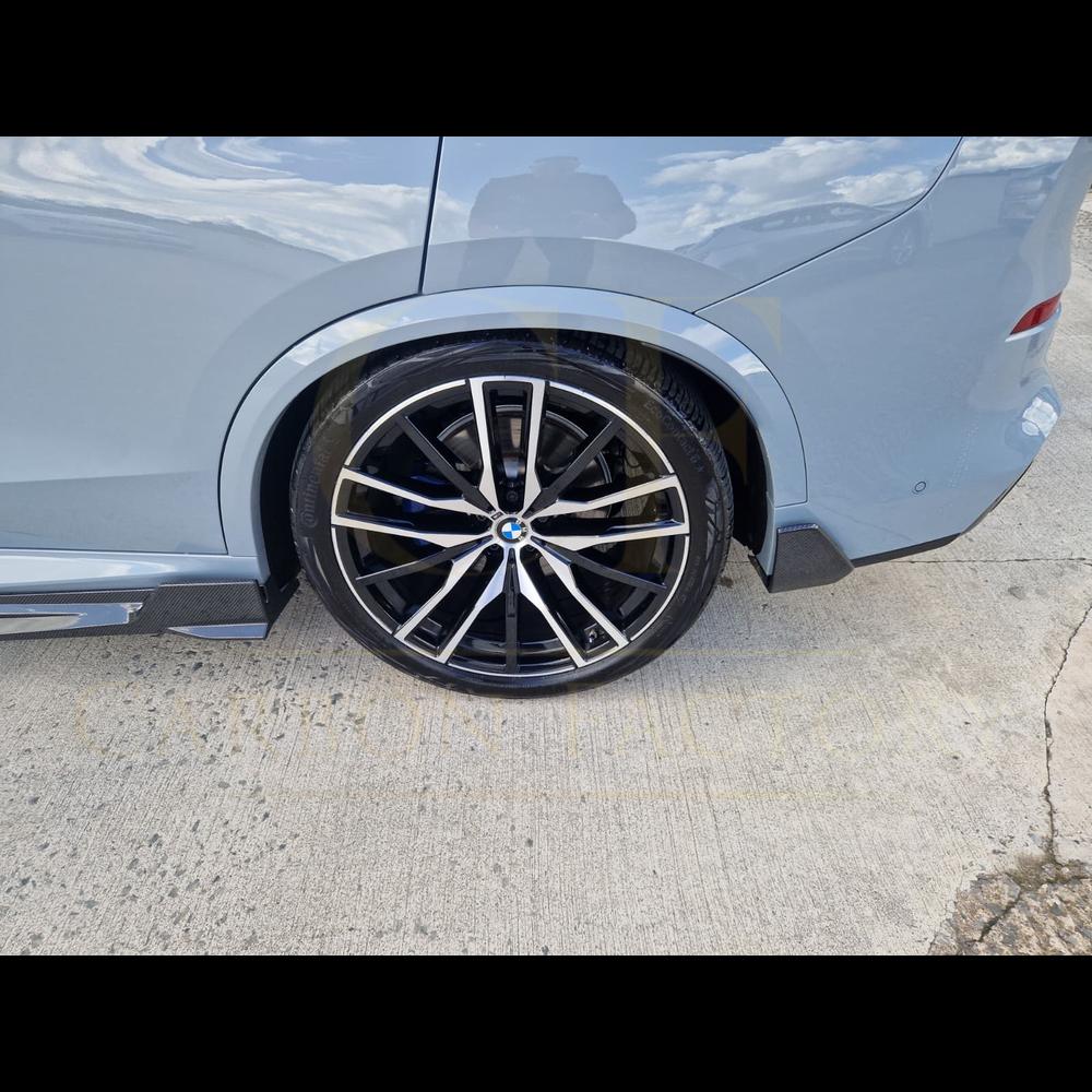 MP Style Pre-Preg Carbon Fibre Rear Side Diffuser for BMW G05 X5 LCI 23-25 - Carbon Factory