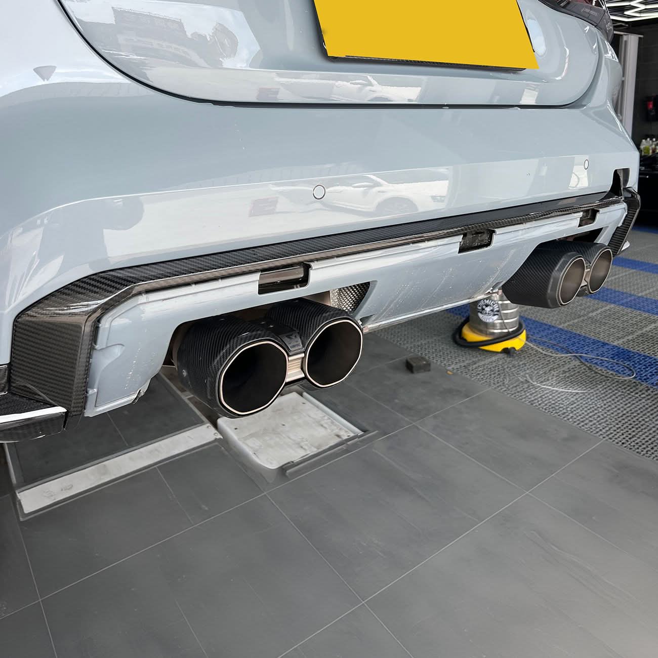 OEM Style Pre-Preg Carbon Fibre Diffuser Trim for BMW G80 M3 G82 G83 M4 21-Present - Carbon Factory