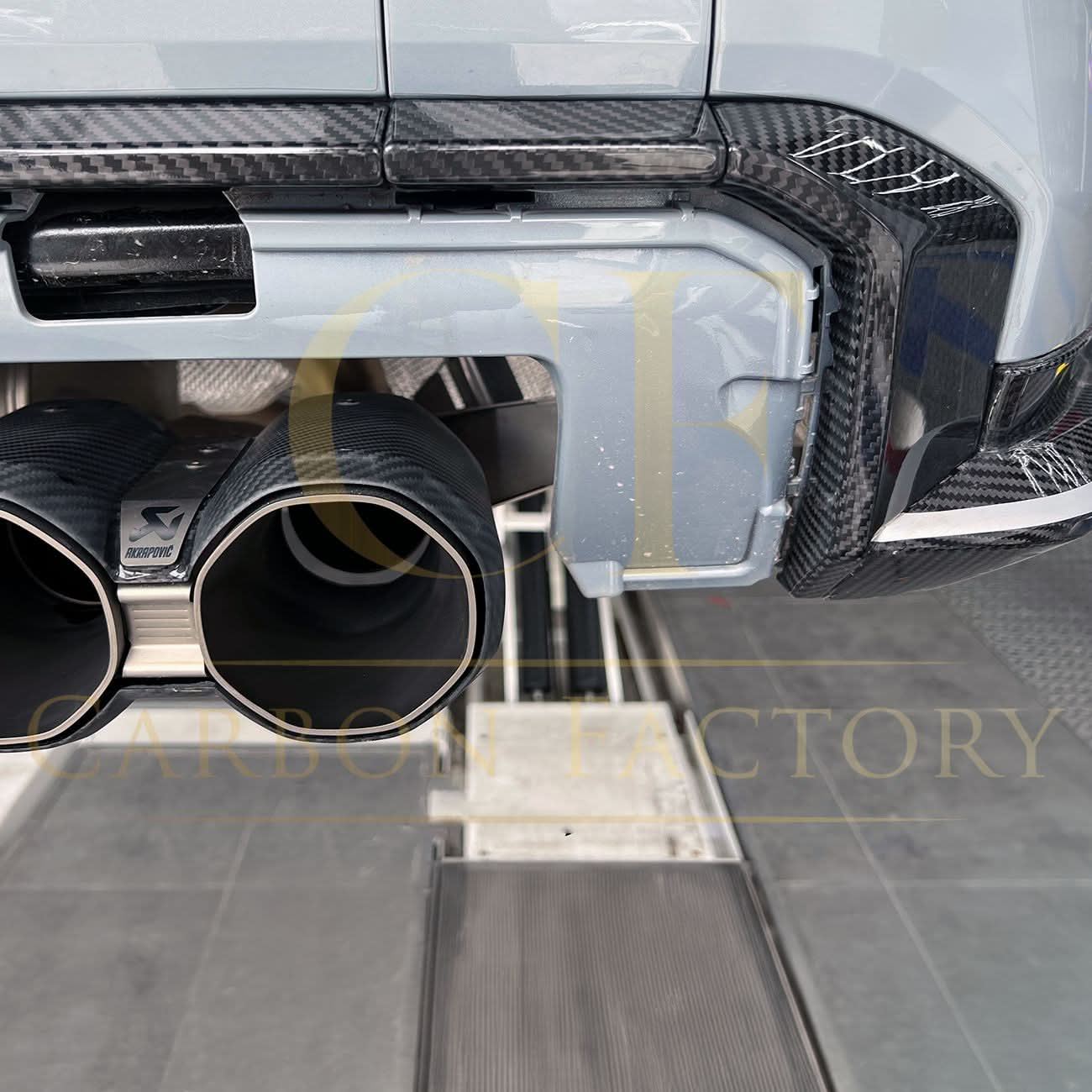 OEM Style Pre-Preg Carbon Fibre Diffuser Trim for BMW G80 M3 G82 G83 M4 21-Present - Carbon Factory