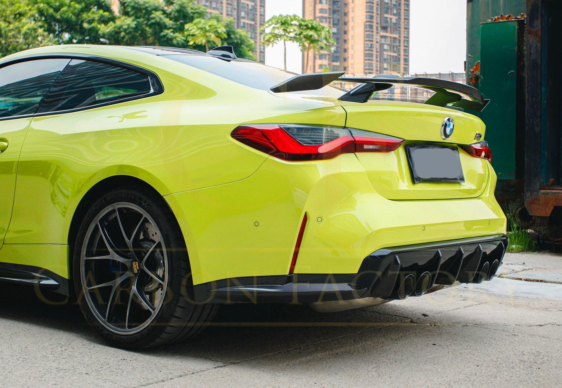 OEM Style Pre-Preg Carbon Fibre Rear Diffuser for BMW G80 M3 G82 G83 M4 21-Present - Carbon Factory
