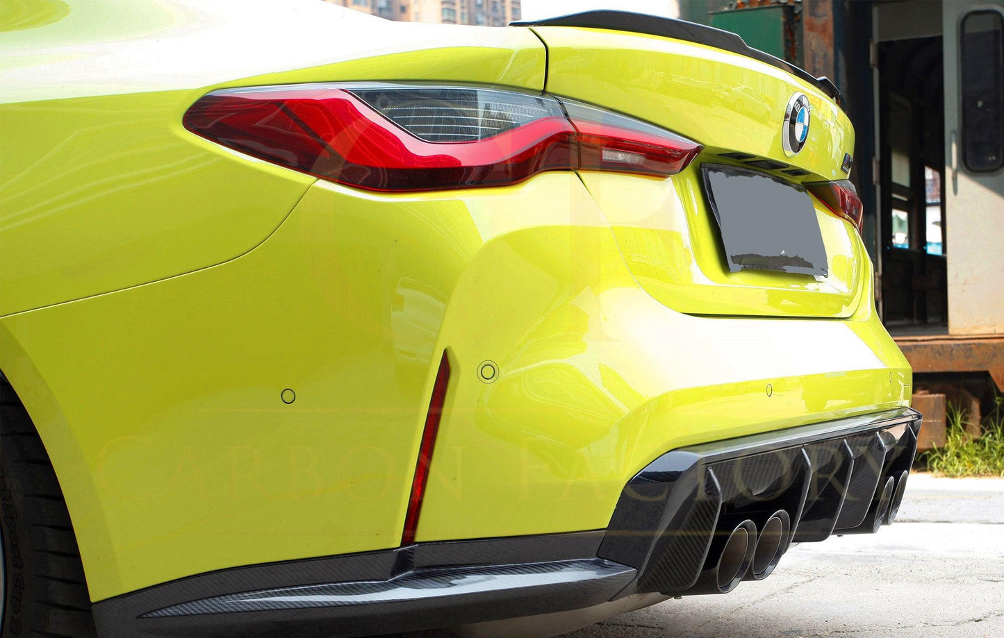 OEM Style Pre-Preg Carbon Fibre Rear Diffuser for BMW G80 M3 G82 G83 M4 21-Present - Carbon Factory