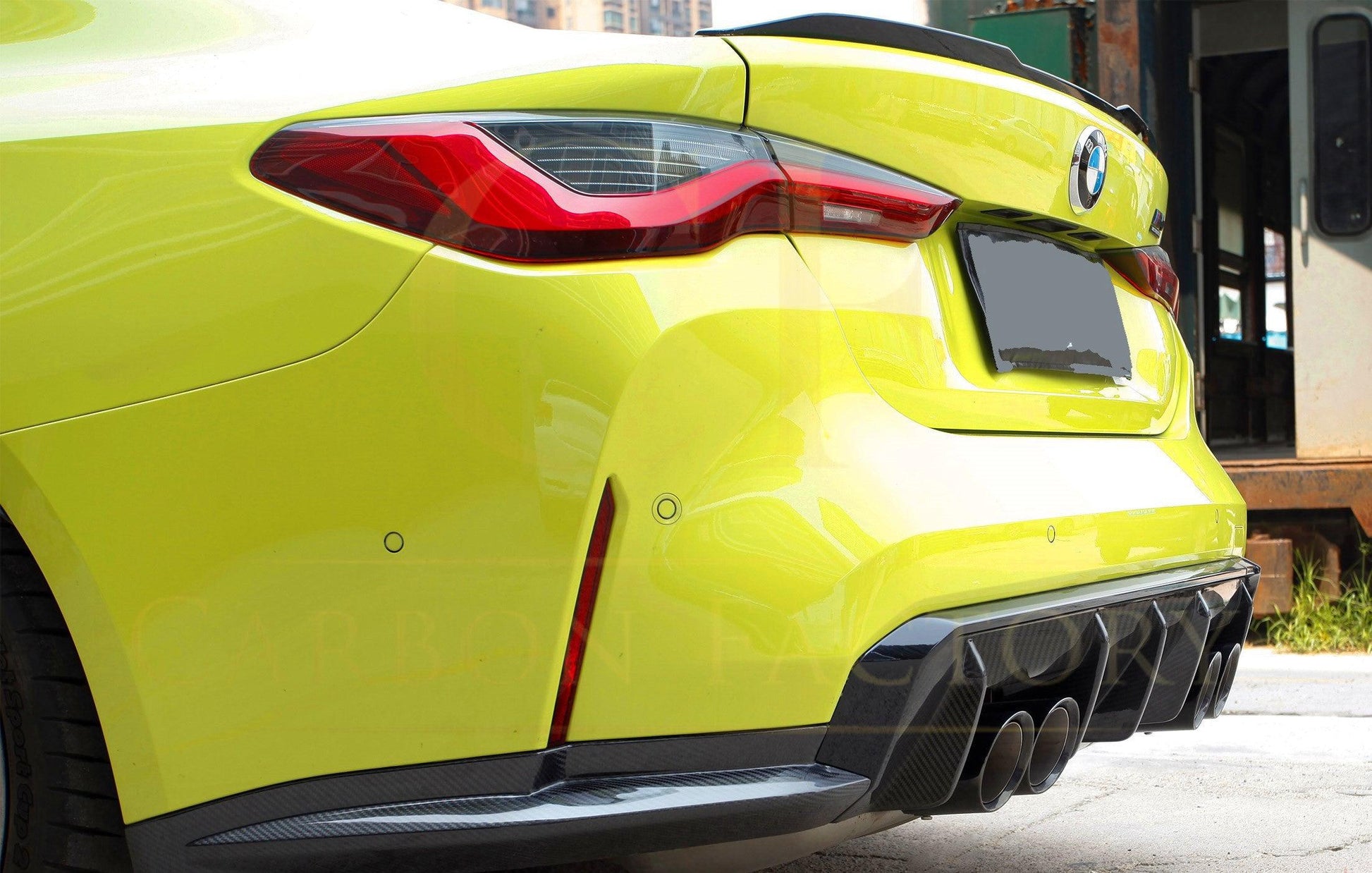 OEM Style Pre-Preg Carbon Fibre Rear Diffuser for BMW G80 M3 G82 G83 M4 21-Present - Carbon Factory