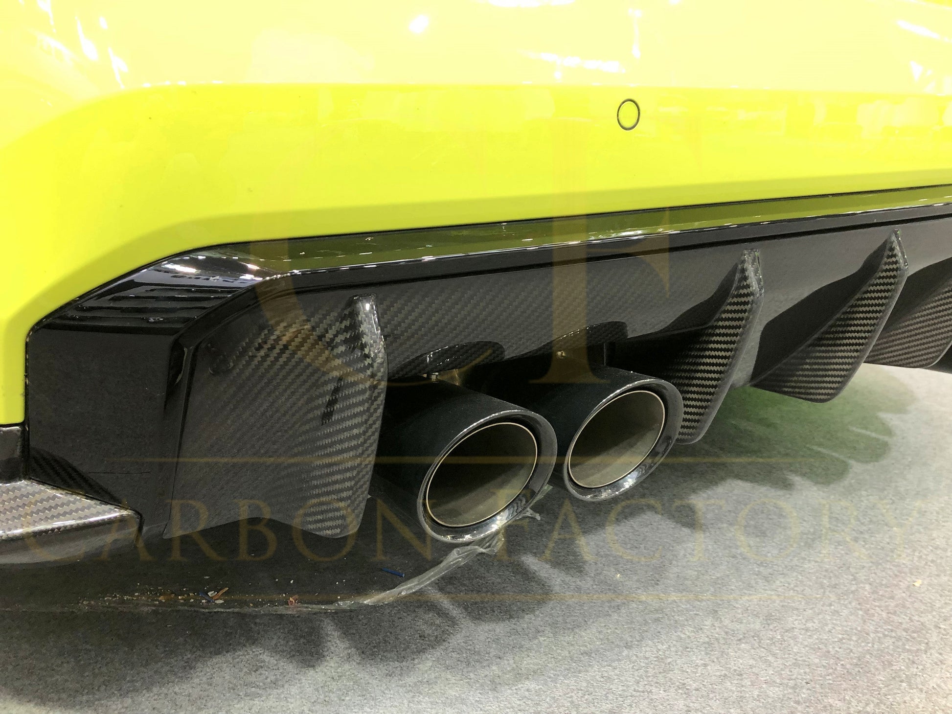 OEM Style Pre-Preg Carbon Fibre Rear Diffuser for BMW G80 M3 G82 G83 M4 21-Present - Carbon Factory