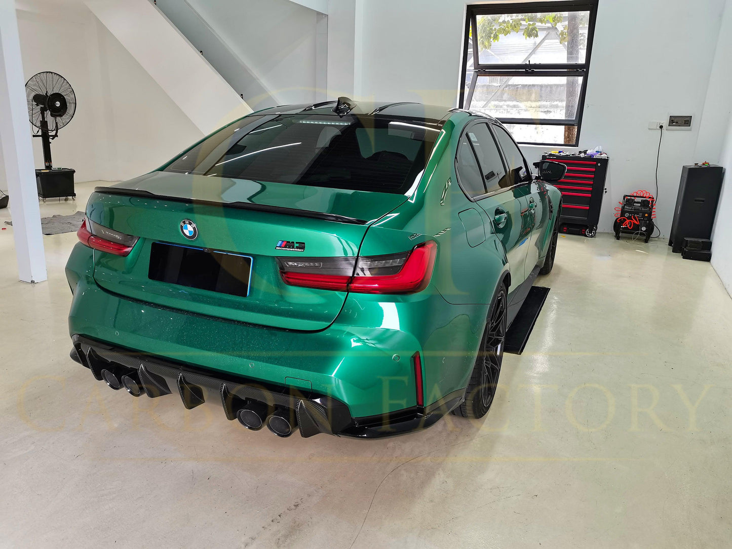 OEM Style Pre-Preg Carbon Fibre Rear Diffuser for BMW G80 M3 G82 G83 M4 21-Present - Carbon Factory