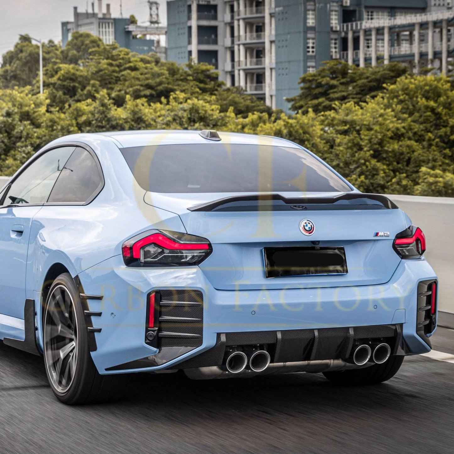 OEM Style Pre-Preg Carbon Fibre Rear Diffuser for BMW G87 M2 23-Present - Carbon Factory