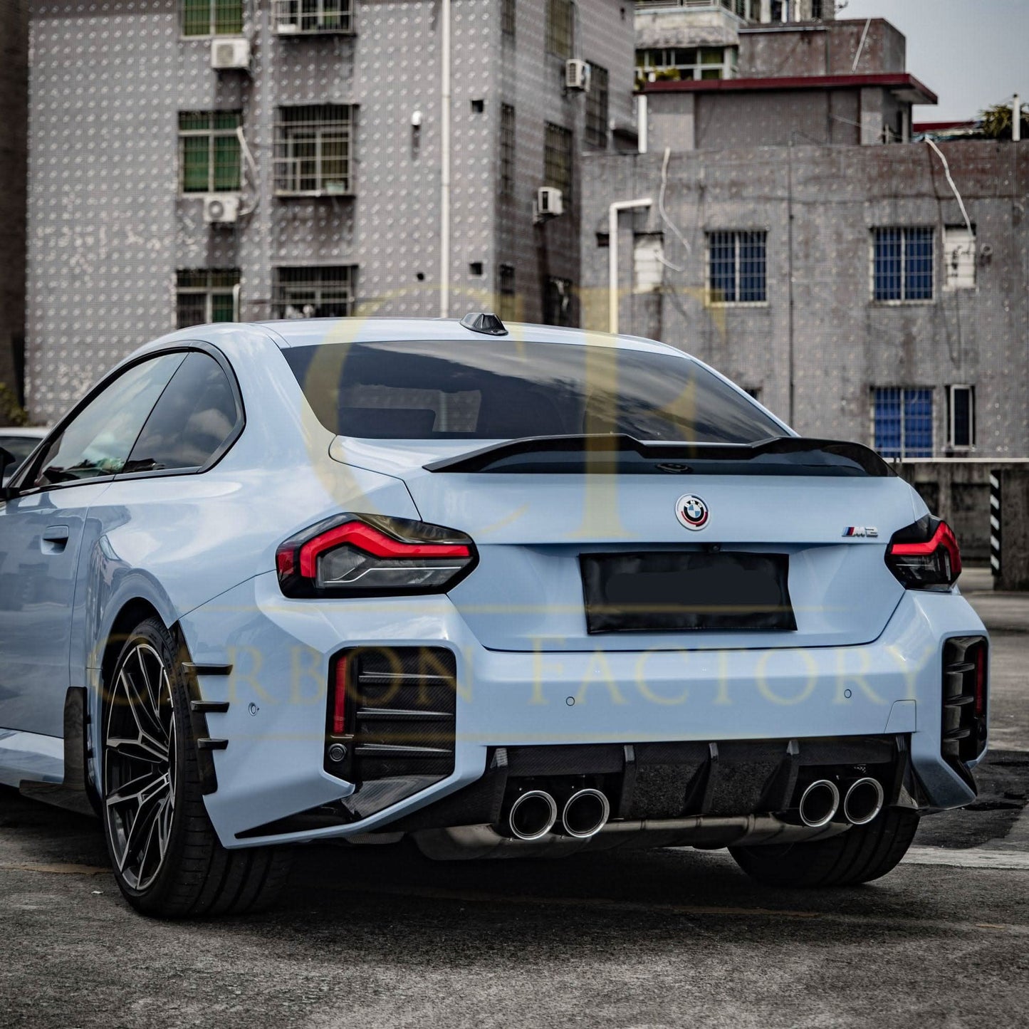 OEM Style Pre-Preg Carbon Fibre Rear Diffuser for BMW G87 M2 23-Present - Carbon Factory