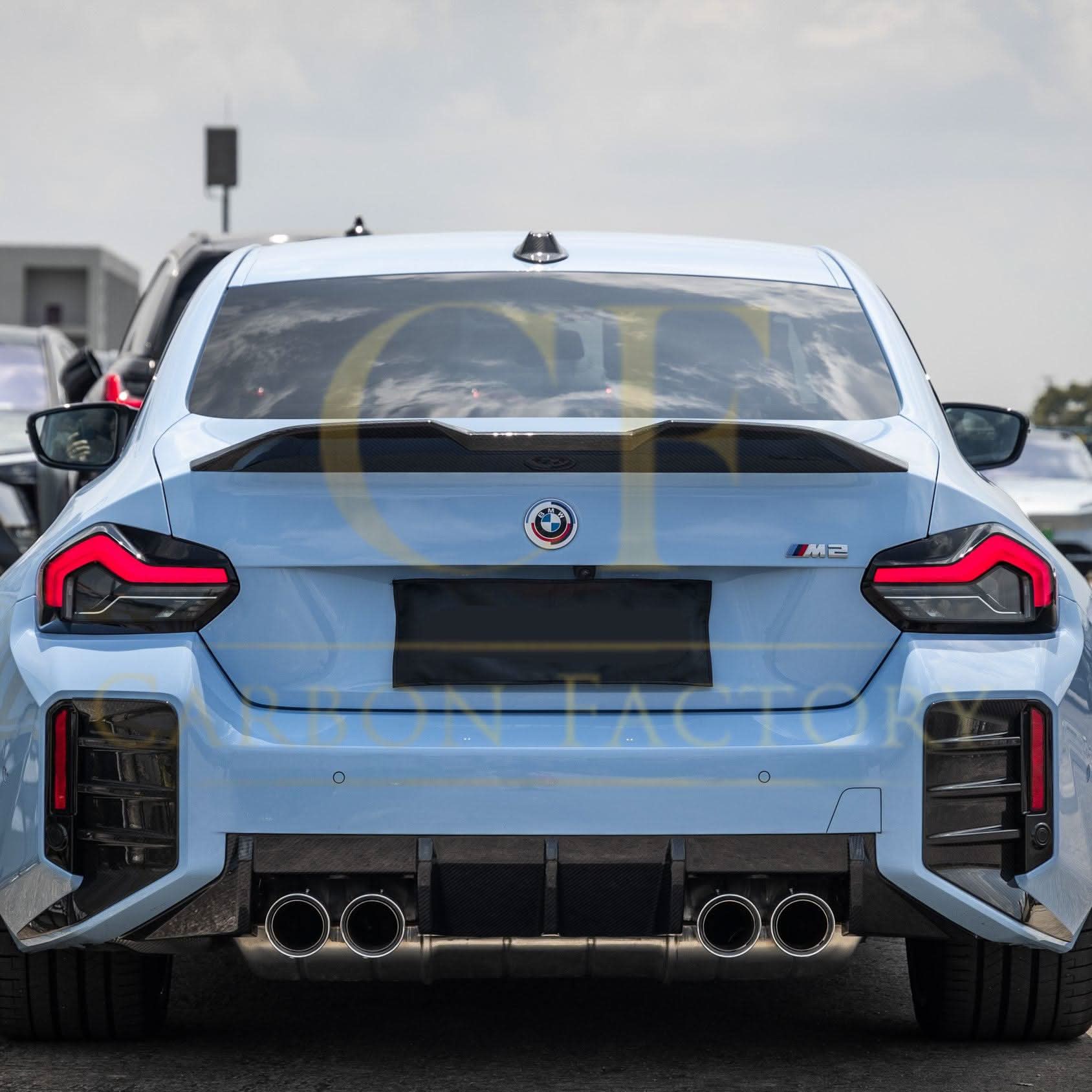 OEM Style Pre-Preg Carbon Fibre Rear Diffuser for BMW G87 M2 23-Present - Carbon Factory