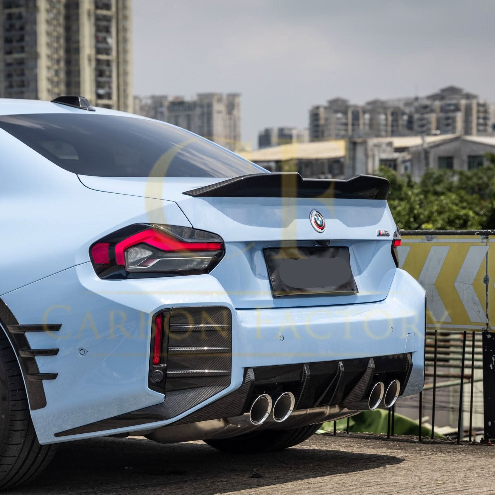 OEM Style Pre-Preg Carbon Fibre Rear Diffuser for BMW G87 M2 23-Present - Carbon Factory