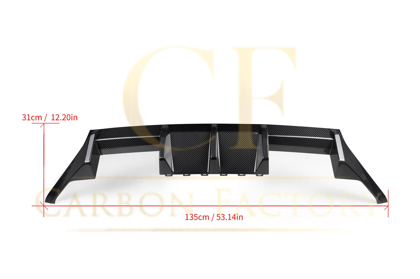 OEM Style Pre-Preg Carbon Fibre Rear Diffuser for BMW G87 M2 23-Present - Carbon Factory