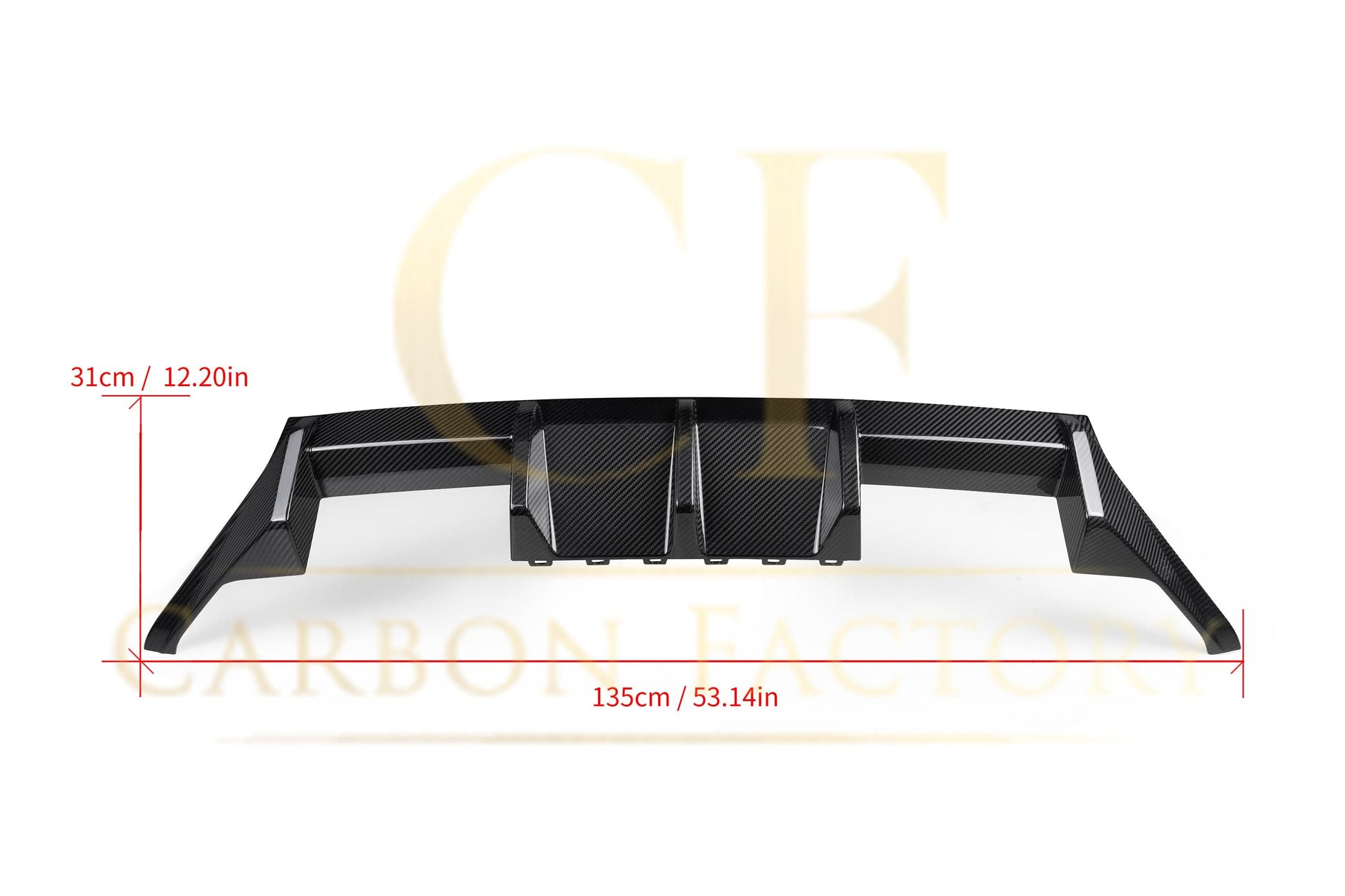 OEM Style Pre-Preg Carbon Fibre Rear Diffuser for BMW G87 M2 23-Present - Carbon Factory