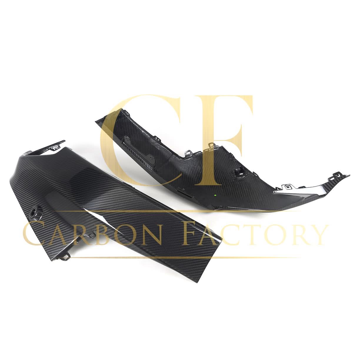 OEM Style Pre-Preg Carbon Fibre Side Diffuser for BMW 2 Series G42 Coupe 21-Present - Carbon Factory