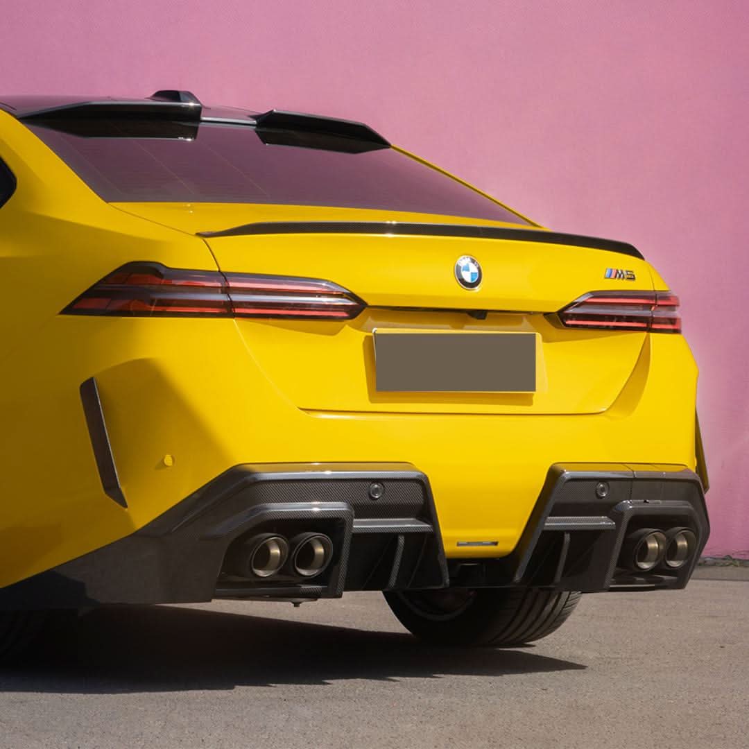 SQ-A Style Pre-Preg Carbon Fibre Rear Diffuser for BMW G90 G99 M5 2025-Present - Carbon Factory