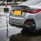 SQ Style Pre-Preg Carbon Fibre Rear Diffuser Dual Exhaust for BMW G26 4 Series Gran Coupe 21-24 - Carbon Factory