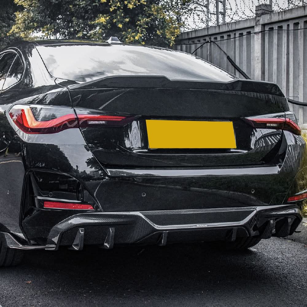 SQ Style Pre-Preg Carbon Fibre Rear Diffuser for BMW 4 Series i4 21-24 - Carbon Factory