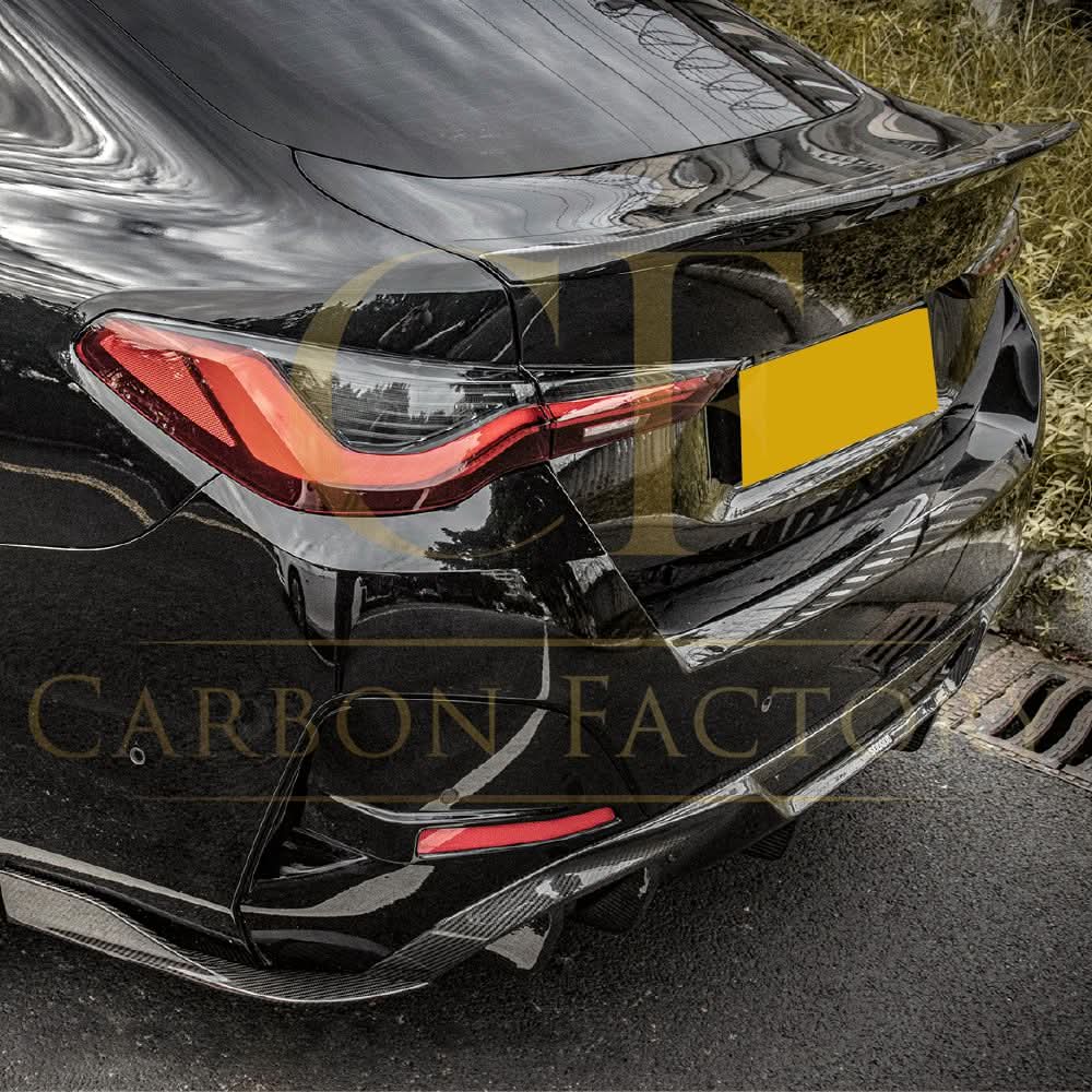 SQ Style Pre-Preg Carbon Fibre Rear Diffuser for BMW 4 Series i4 21-24 - Carbon Factory