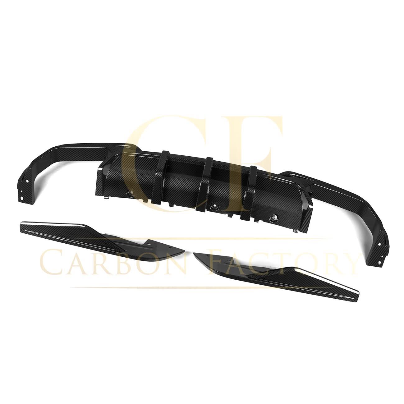 SQ Style Pre-Preg Carbon Fibre Rear Diffuser for BMW F91 F92 M8 Convertible & Coupe 20-Present - Carbon Factory