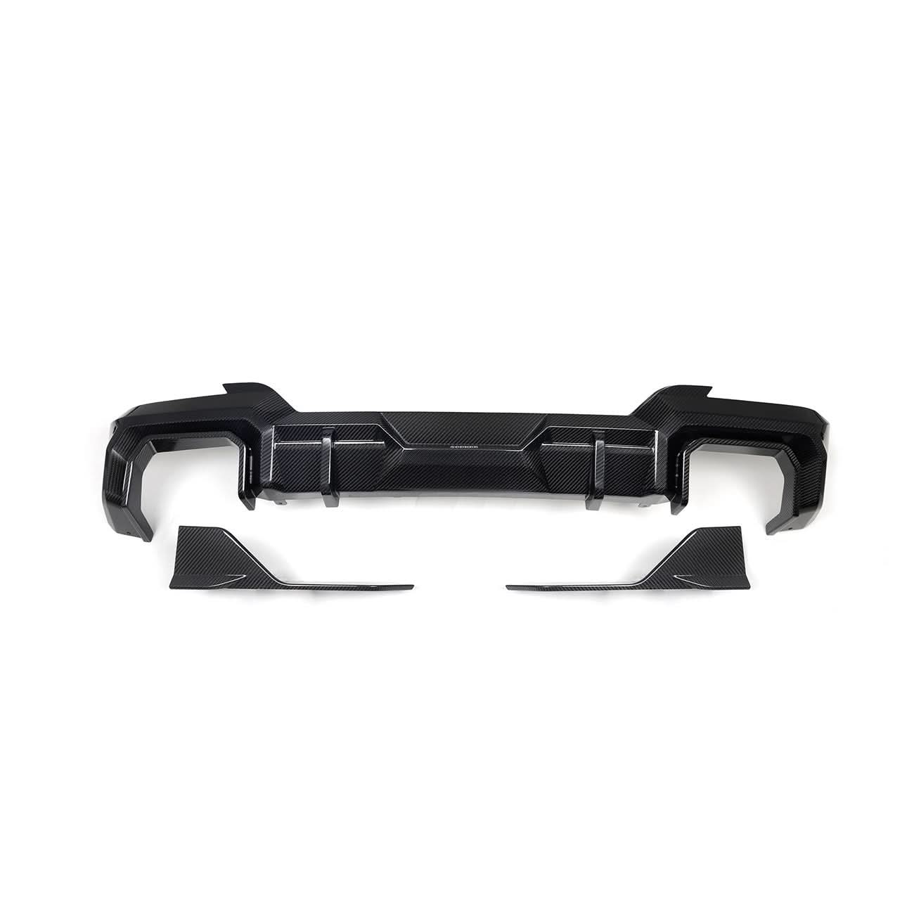 SQ Style Pre-Preg Carbon Fibre Rear Diffuser for BMW G01 X3 G08 IX3 LCI 22-25 - Carbon Factory