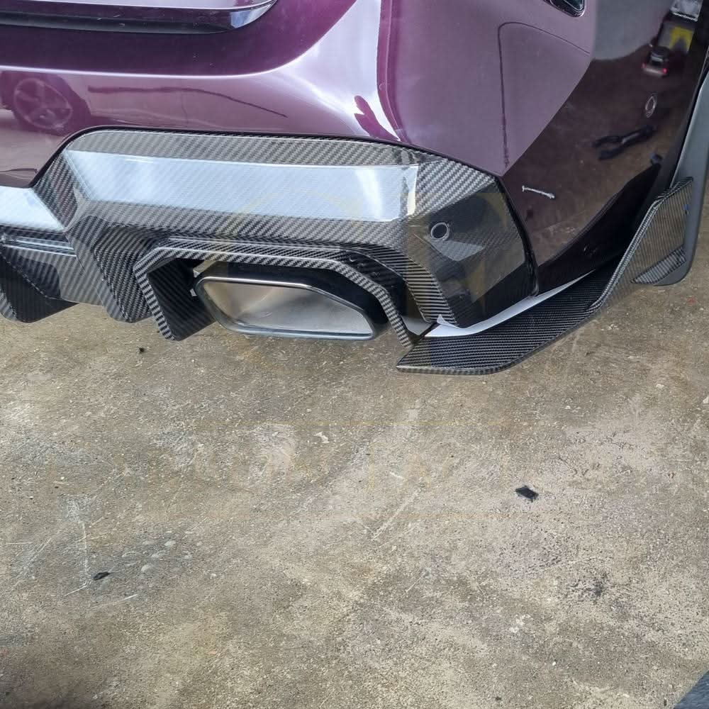 SQ Style Pre-Preg Carbon Fibre Rear Diffuser for BMW G01 X3 G08 IX3 LCI 22-25 - Carbon Factory