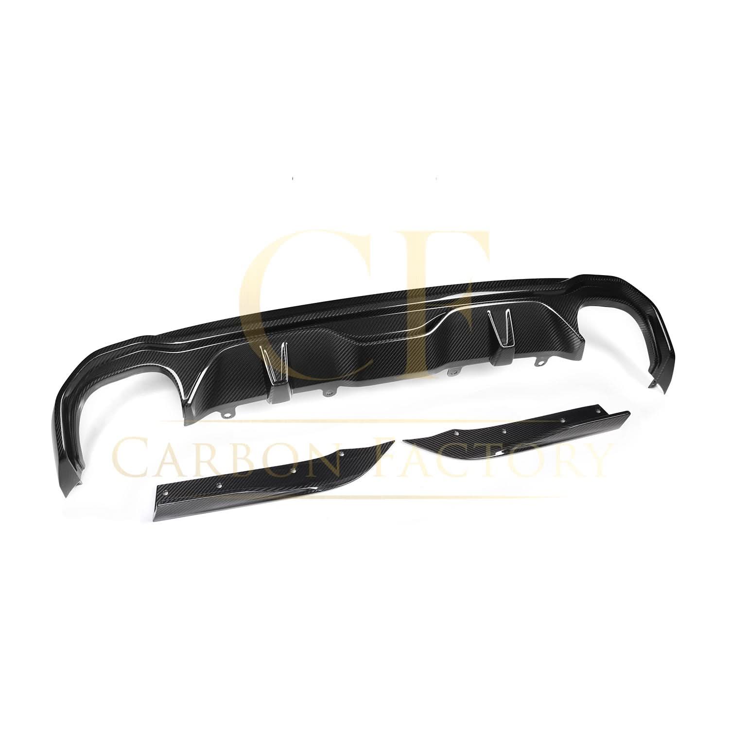 SQ Style Pre-Preg Carbon Fibre Rear Diffuser Quad Exhaust for BMW G26 4 Series Gran Coupe 21-24 - Carbon Factory